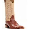 Shyanne Women's Olivia Exotic Ostrich Quill Western Boots - Broad Square Toe