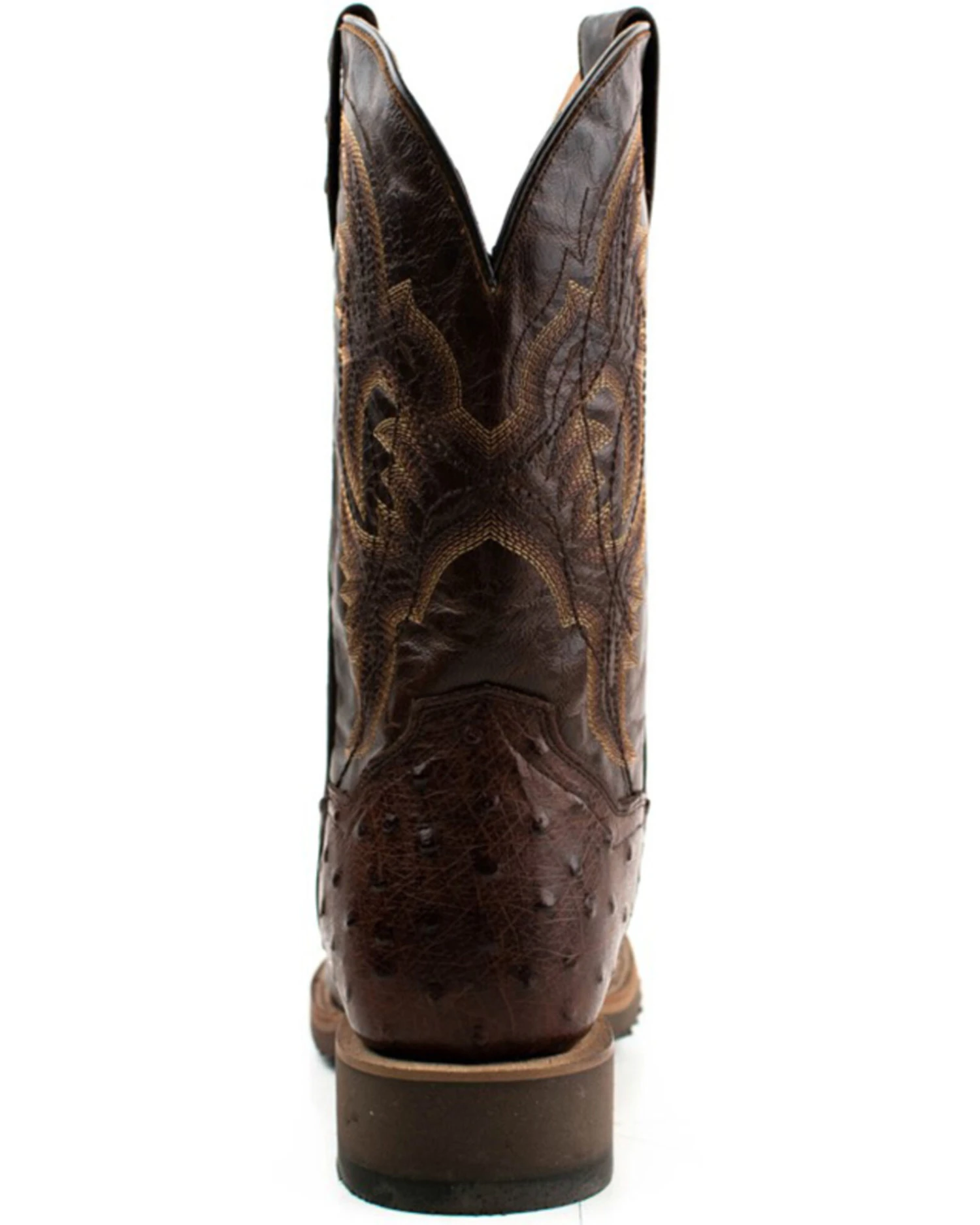 Dan Post Men's Alamosa Hand Ostrich Quill Western Boots - Broad Square Toe 5 Dan Post Men's Alamosa Hand Ostrich Quill Western Boots - Broad Square Toe - Image 5