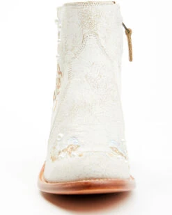 Shyanne Women's Carine Crackadela Floral Western Fashion Booties - Round Toe  -Western Shoe Store 2000376028 100 P4