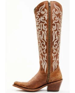 Caborca Silver Women's Allie Tall Western Boots - Snip Toe -Western Shoe Store 2000376549 200 P3