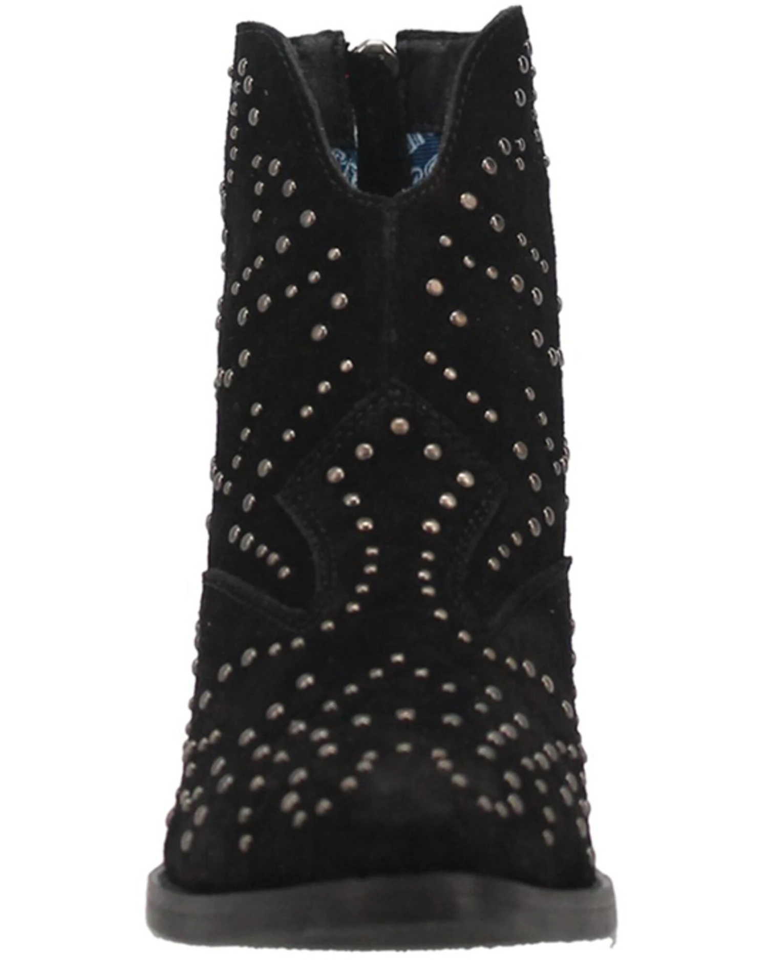 Dingo Women's Denim N Diamonds Studded Western Fashion Booties - Round Toe 4 Dingo Women's Denim N Diamonds Studded Western Fashion Booties - Round Toe - Image 4