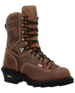 Georgia Boot Men's Logger 9" Waterproof Work Boots - Composite Toe