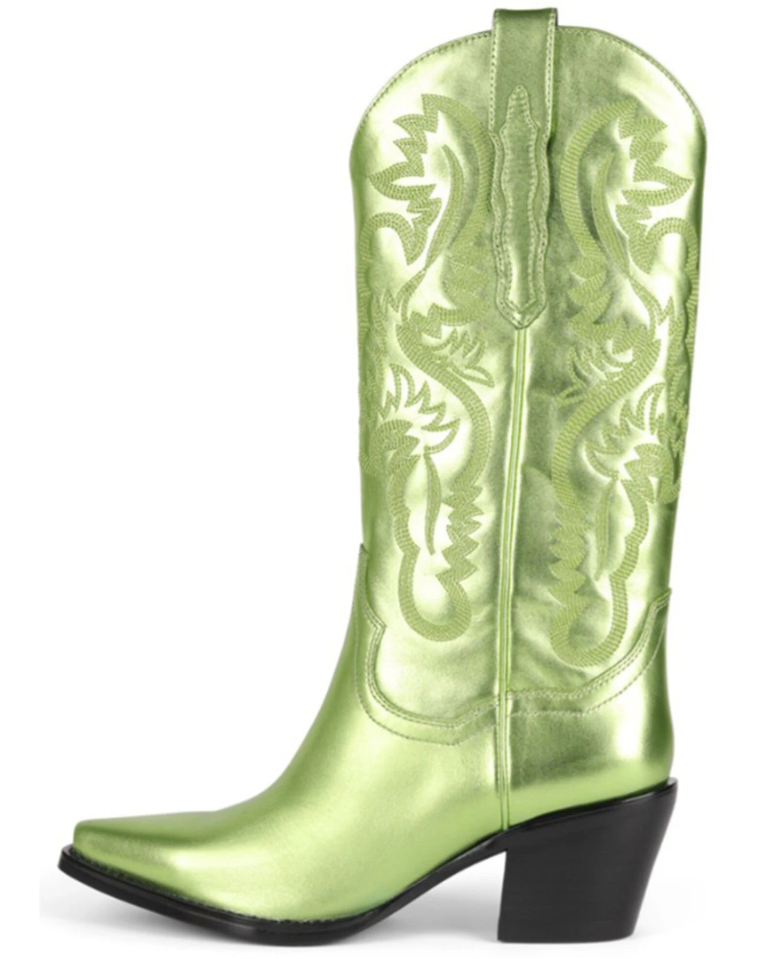 Jeffrey Campbell Women's Dagget Metallic Western Boots - Snip Toe 3 Jeffrey Campbell Women's Dagget Metallic Western Boots - Snip Toe - Image 3