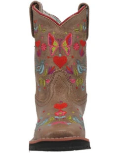 Dan Post Girls' Embroidered Western Boots - Broad Square Toe 10 Dan Post Girls' Embroidered Western Boots - Broad Square Toe -Western Shoe Store 2000381636 251 P4