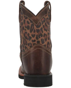 Dan Post Toddler Girls' Leopard Print Western Boots - Broad Square Toe -Western Shoe Store 2000381637 902 P5