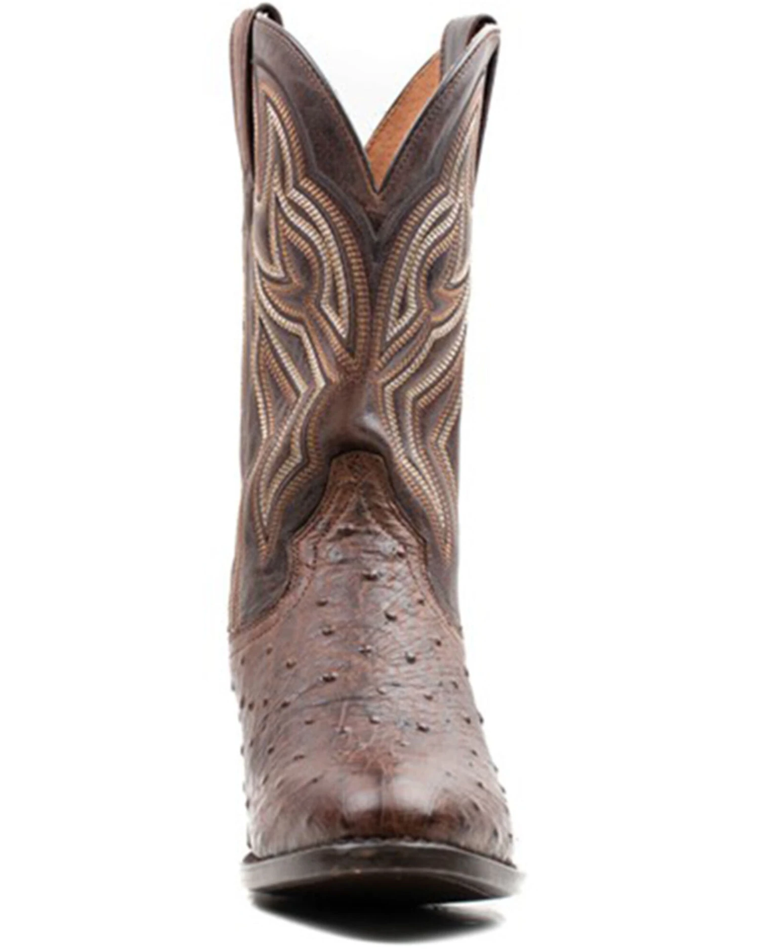 Dan Post Men's 12" Hand Quill French Exotic Western Boots - Medium Toe 4 Dan Post Men's 12" Hand Quill French Exotic Western Boots - Medium Toe - Image 4