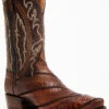 Dan Post Men's Exotic Wrapped Ostrich Leg Western Boots - Snip Toe 