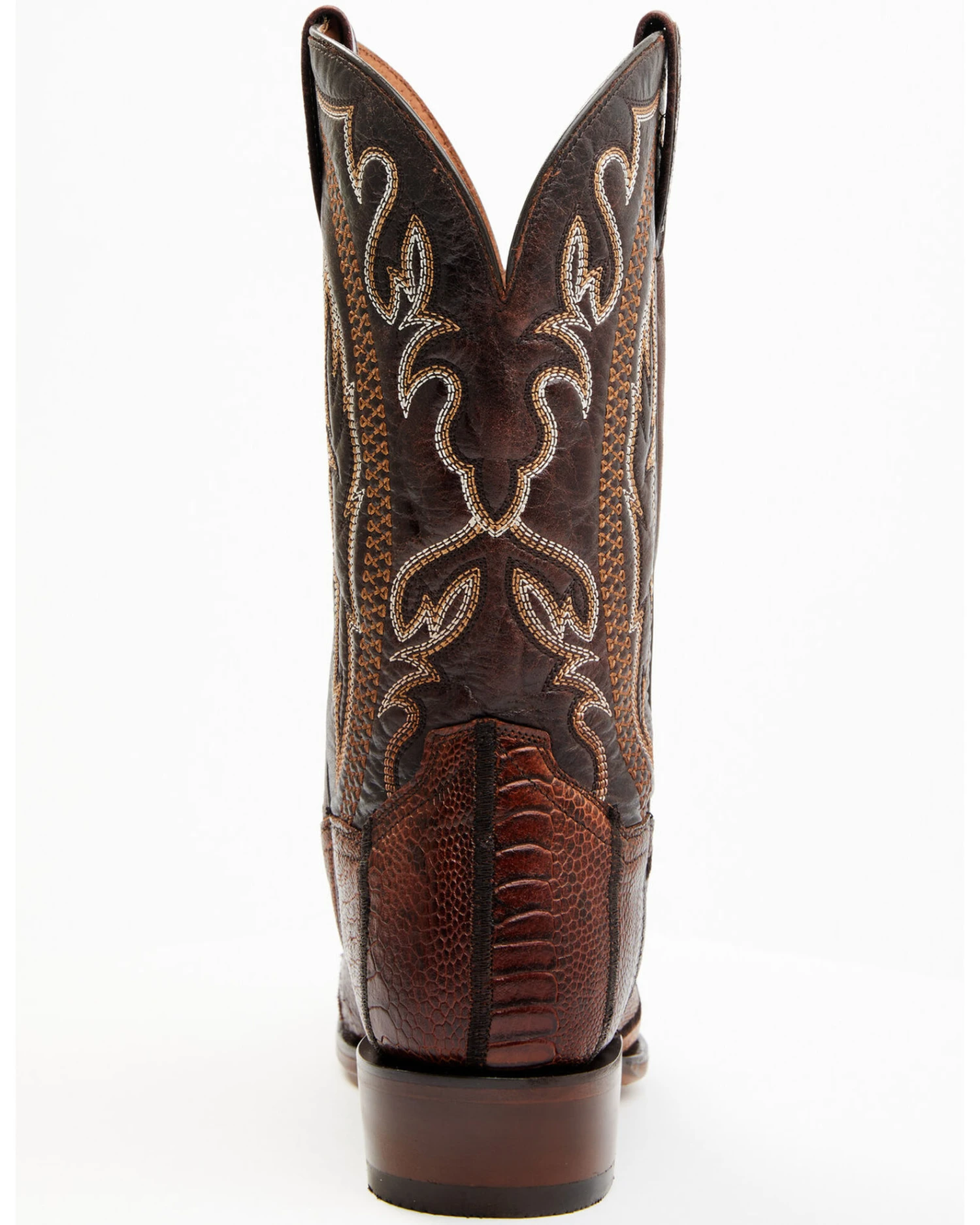 Dan Post Men's Exotic Wrapped Ostrich Leg Western Boots - Snip Toe 5 Dan Post Men's Exotic Wrapped Ostrich Leg Western Boots - Snip Toe - Image 5