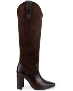 Dante Women's Vallejo Lizard Print Boots - Pointed Toe