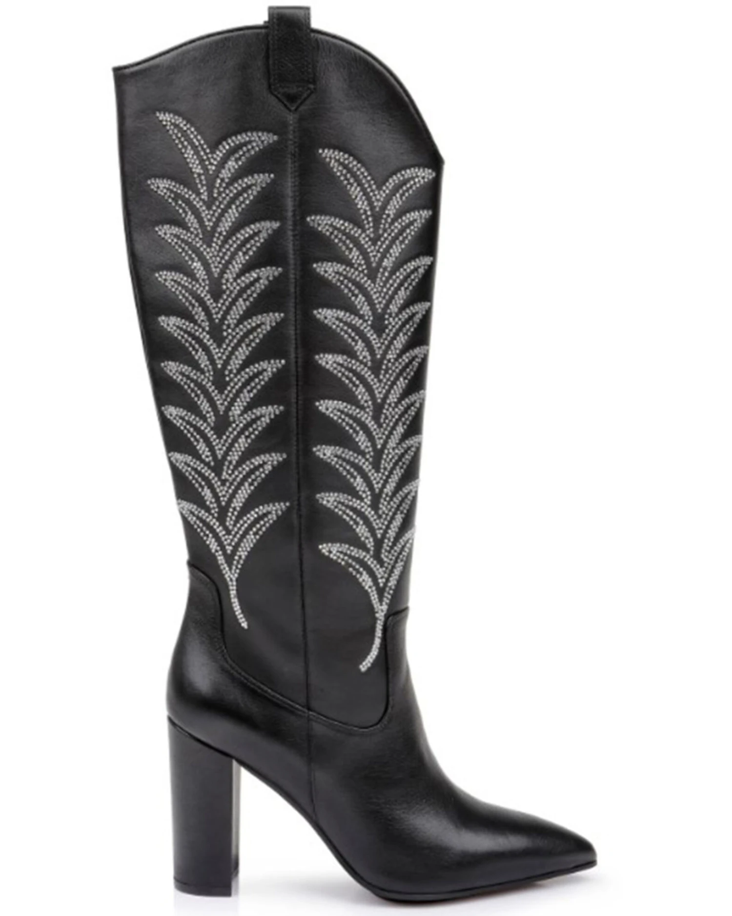 Daniel X Diamond Women's The Tall T Leather Western Boots - Pointed Toe 2 Daniel X Diamond Women's The Tall T Leather Western Boots - Pointed Toe - Image 2