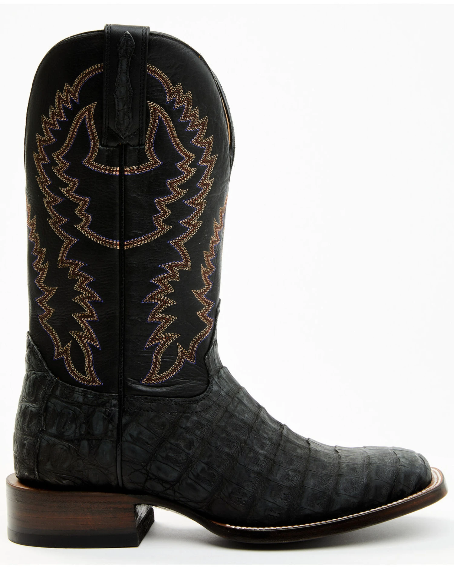 Cody James Men's Exotic Caiman Belly Western Boots - Broad Square Toe 2 Cody James Men's Exotic Caiman Belly Western Boots - Broad Square Toe - Image 2